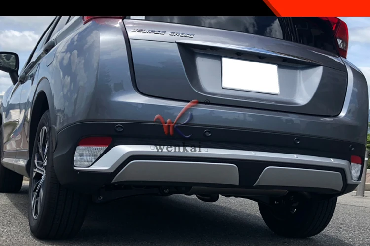 WENKAI для Mitsubishi Eclipse Cross ABS Хром Внешний задний бампер решетка отделка рамка 1 шт./компл. автомобильные аксессуары