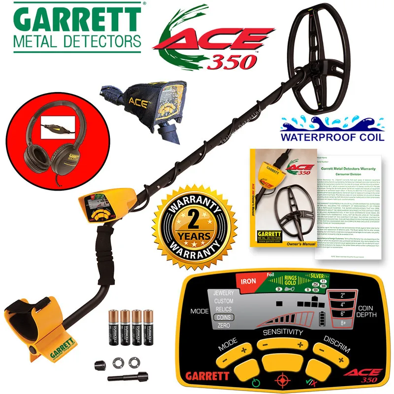 ACE350 MD6250 MD6350 портативный подземный промышленный металлоискатель с регулируемой