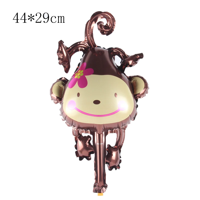 small balloon 3 1 шт., 103*98 см воздушный шар в виде обезьяны, алюминиевый шар для мальчиков и девочек на день рождения, декоративные принадлежности, детский душ, детская игрушка, подарок - Цвет: small balloon 3