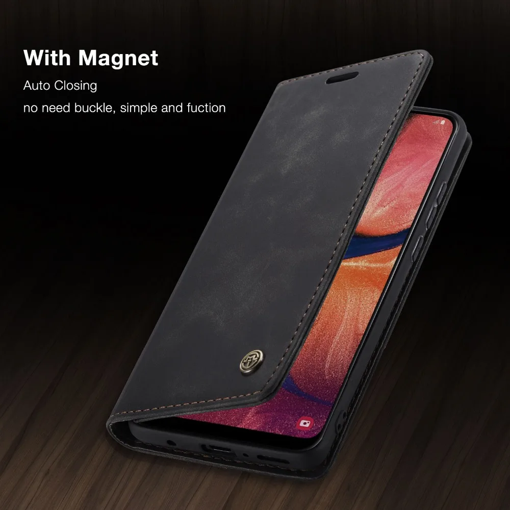 Роскошный чехол-книжка из матовой кожи для samsung galaxy A20, чехол-книжка для samsung galaxy A30, чехол для samsung A30 A40