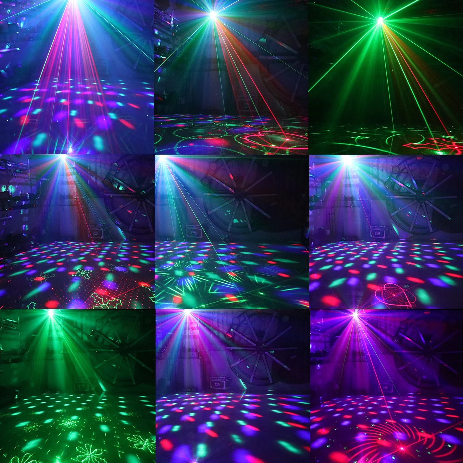 Светодиодный хрустальный магический шар сценический светильник RGB лазерный