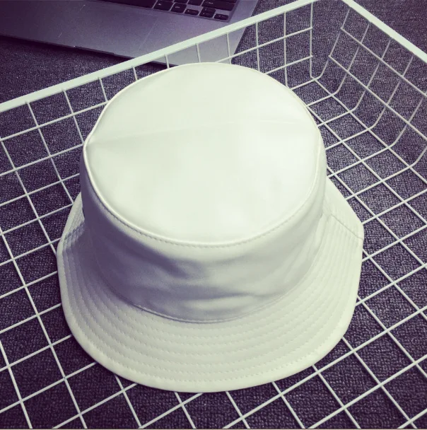 Мужская и женская панама Minhui модная Панама из искусственной кожи в стиле хип-хоп