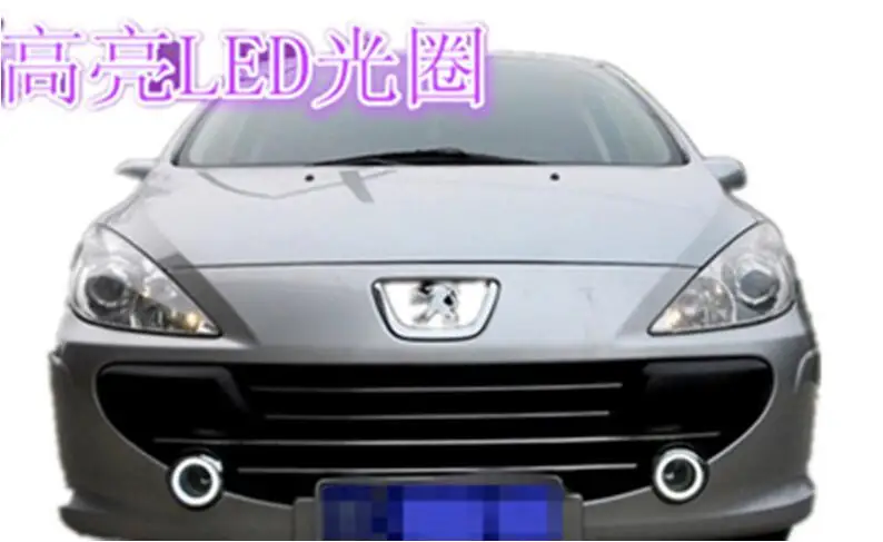 2008 ~ 2012 y автомобильный бампер головной светильник для Peugeot 307 туман автомобильные
