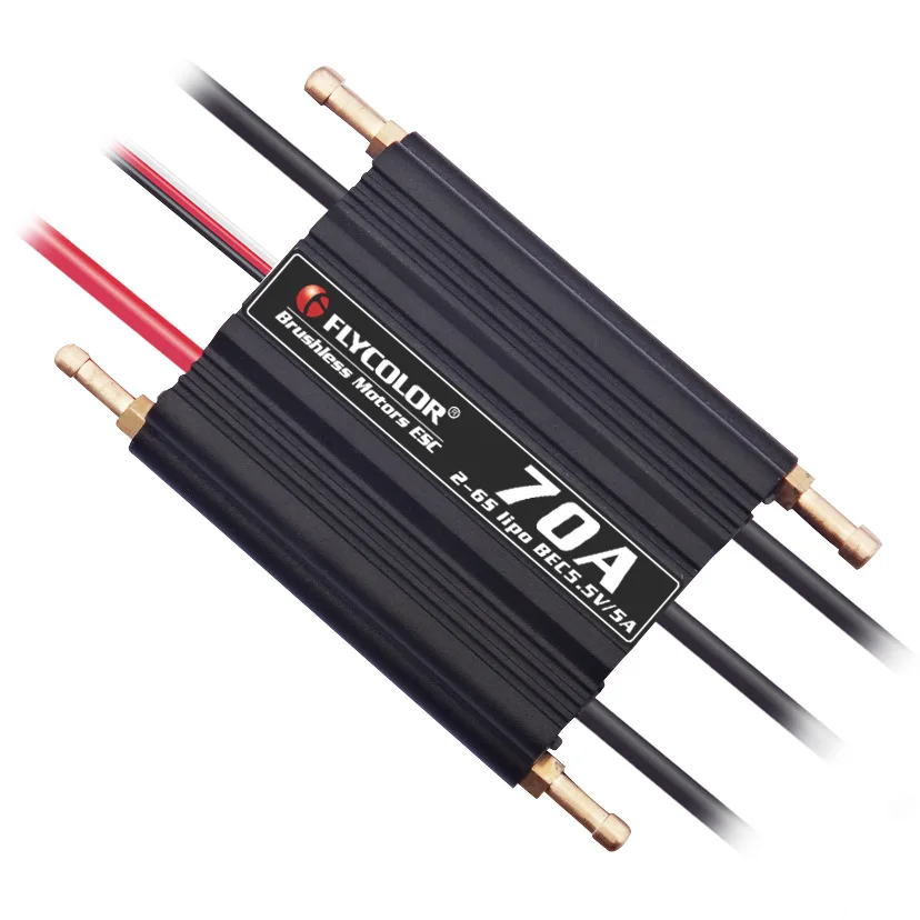 Flycolor 50A/70A/90A/120A/150A регулятор скорости бесщеточный ESC Поддержка 2-6S BEC 5,5 V/5A для модели корабля RC лодки