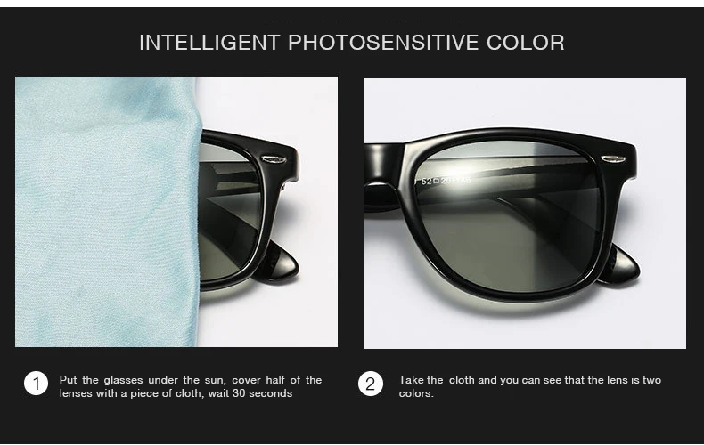 Фотохромные мужские очки Бруно Данн для вождения с ночным видением