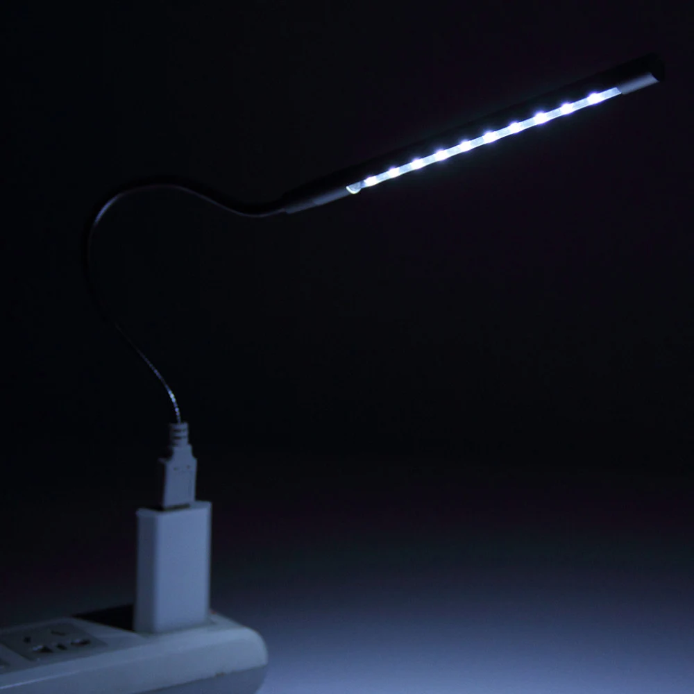 Сенсорное управление 10 светодиодов ночные огни Гибкая 5 В ПК компьютер USB LED