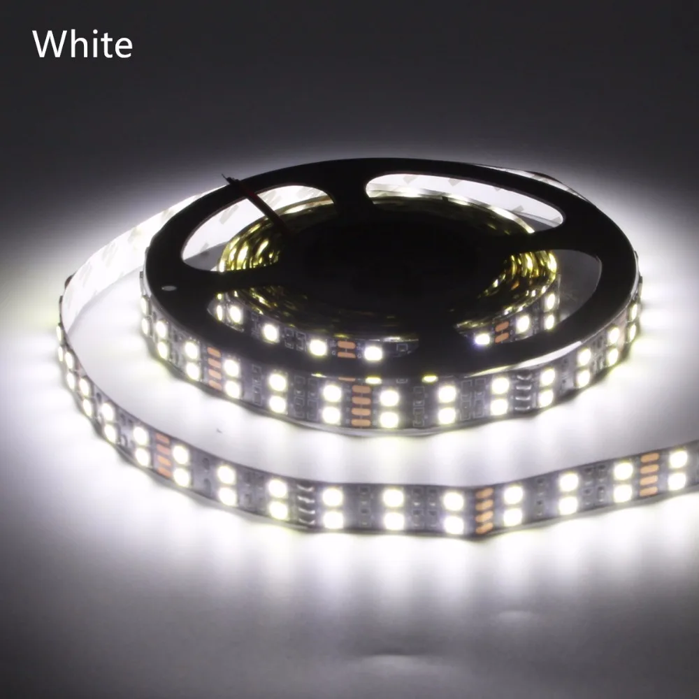 Светодиодная лента RGB водонепроницаемая черная 5050 DC12 в 120 светодиодов/м