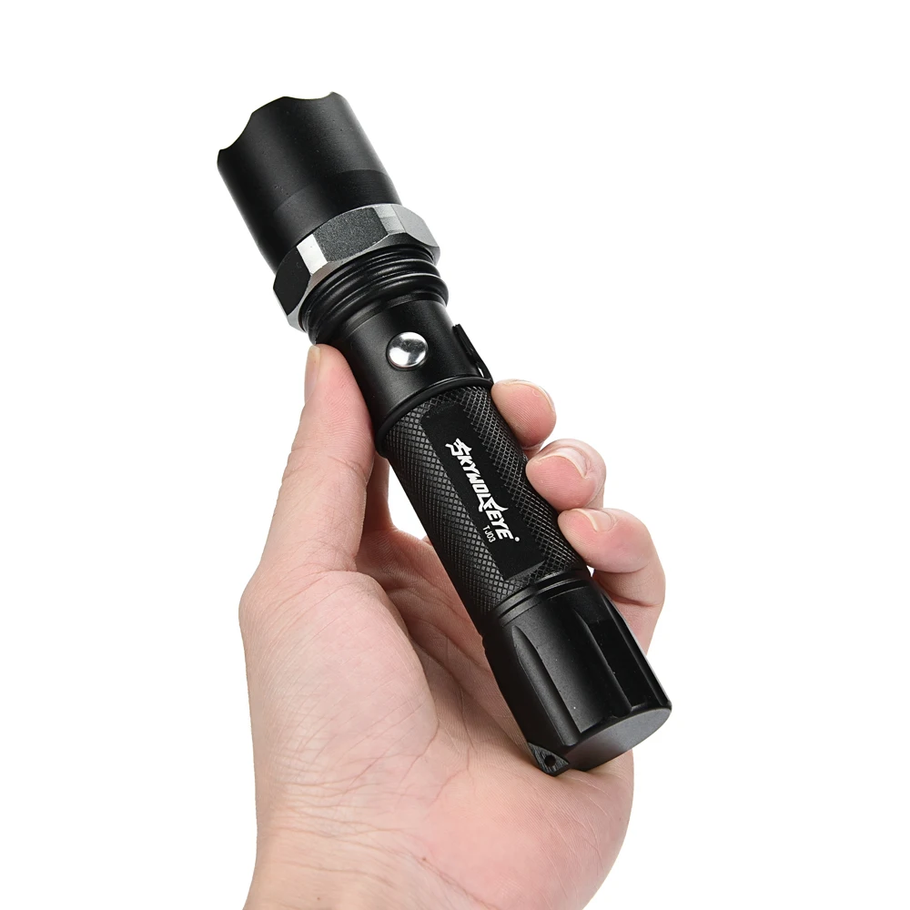 DSHA SKYWOLFEYE Zoom Мощный 2000lm USB флэш светильник Cob + XM L Q5 светодиодный фонарь 18650 батарея