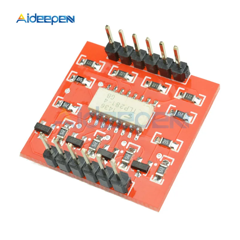 TLP281 4 CH канальная оптопара Изоляция IC модуль высокого и низкого уровня OUT1/OUT2/OUT3/OUT4