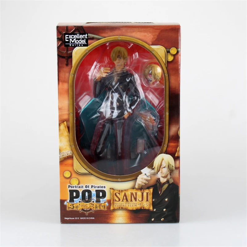 Аниме фигурку один кусок после 2 года Sanji POP Shanks Коллекционная игрушка 23 см