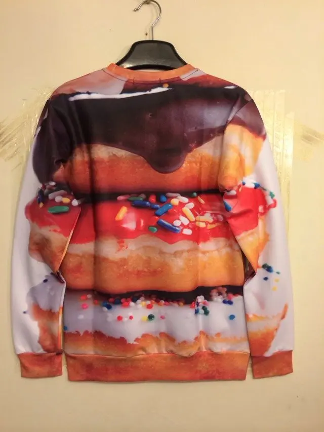 2015 моделей личности животных печать кофты стереоскопического 3D творческий