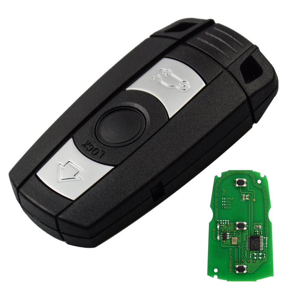 OkeyTech для Bmw 1/3/5/7 серии 315/433 МГц ID46 чип система CAS3 3 кнопочный пульт дистанционного