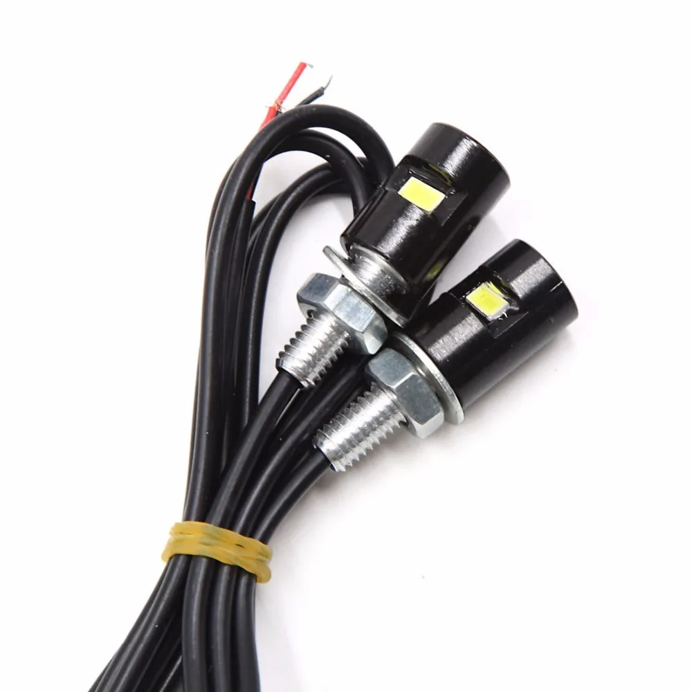 2 шт. светодиодный фонарь для номерного знака мотоцикла SMD 5630 автомобильный