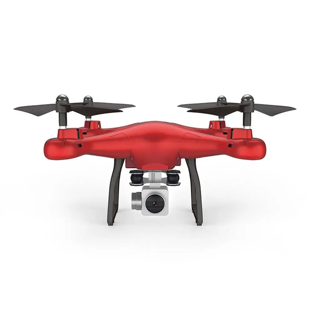 Красный X10 2,4 ГГц Квадрокоптер камера wifi FPV Безголовый режим один ключ возврат высота Удержание RC Дрон дистанционное управление игрушки самолеты - Цвет: Красный