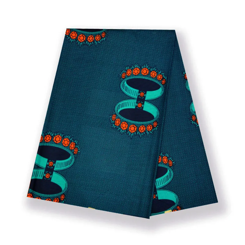 Воск настоящий батик африканский модный дизайн 2019 анкара 6 ярдов красивое