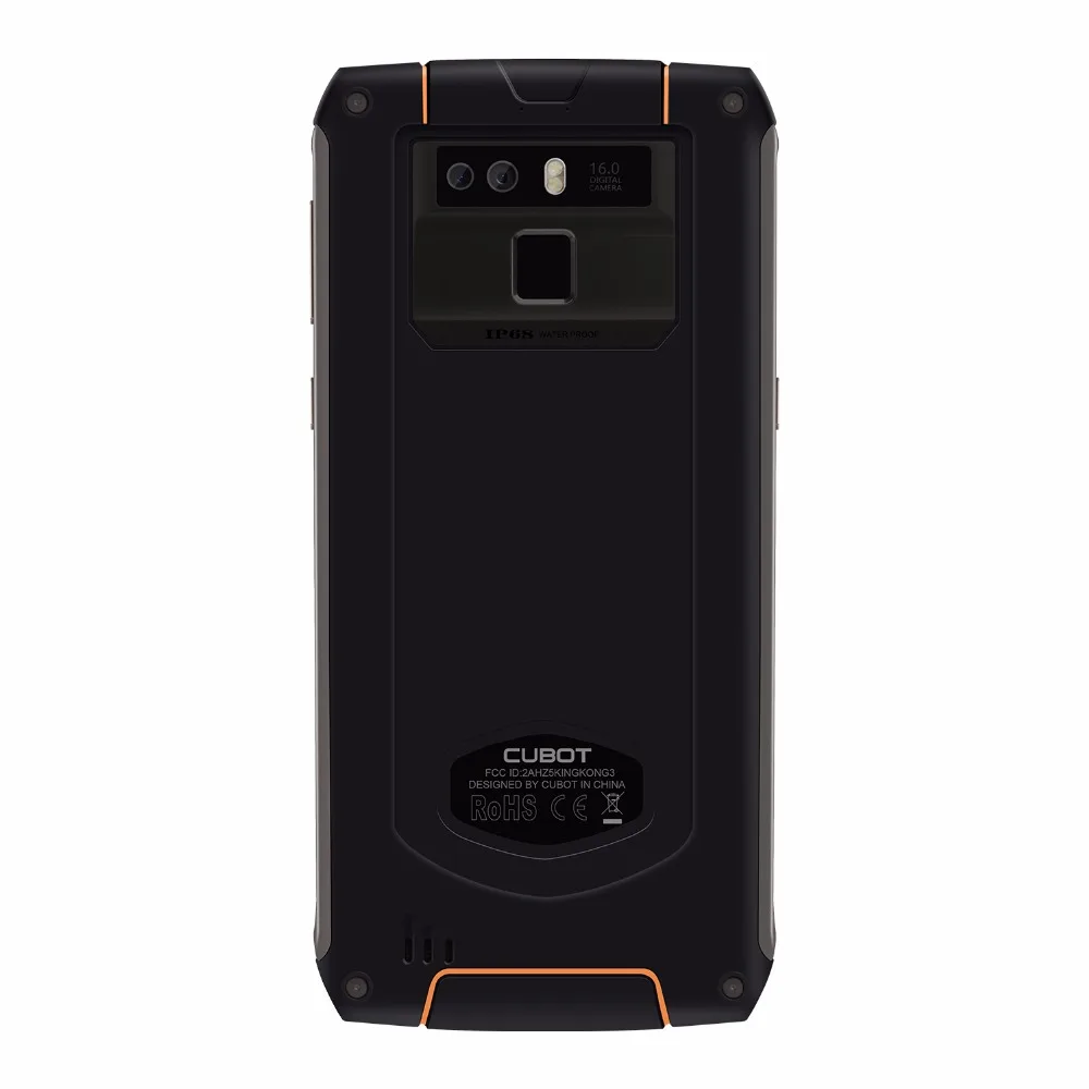 Cubot King Kong 3 NFC IP68 водонепроницаемый 6000 мАч большой аккумулятор MT6763T Восьмиядерный Android 8,1 4 Гб ram 64 Гб rom смартфон