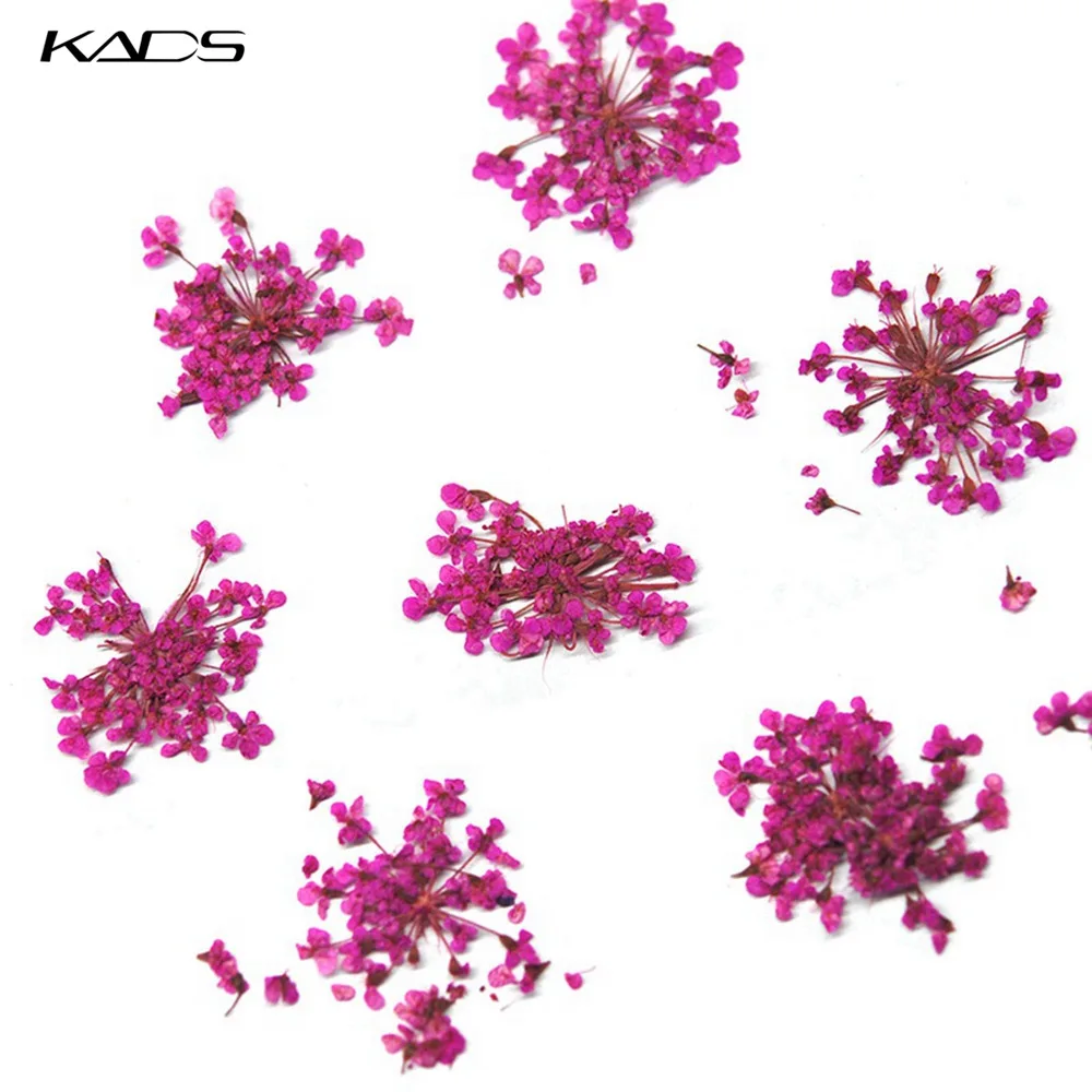 Flower Rose red Украшения для ногтей Стразы сушеные цветы лист аксессуары для ногтей 3D дизайн аксессуары камни Кристаллы принадлежности для маникюра - Цвет: Flower Rose red