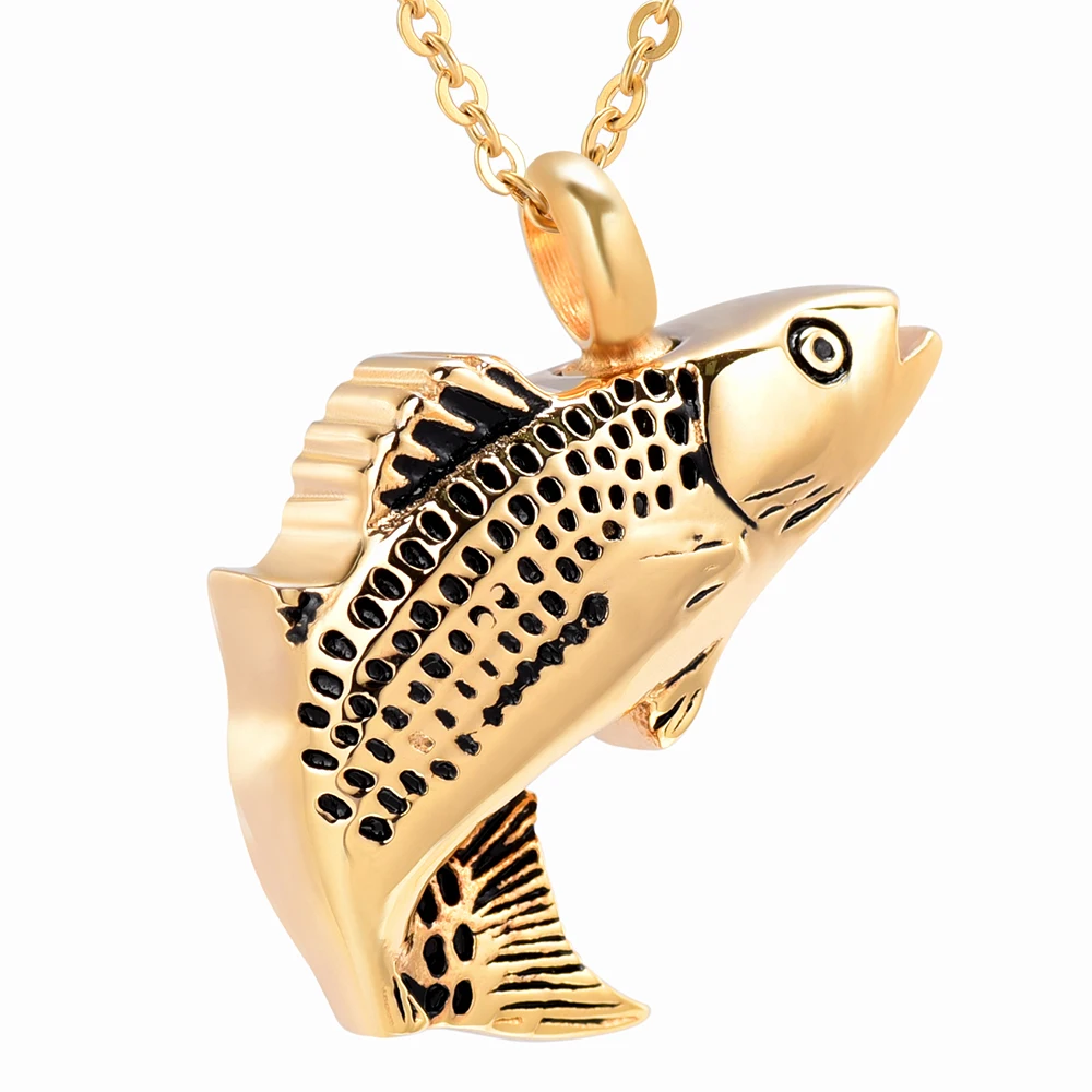 Ожерелье IJD9236 из нержавеющей стали в виде рыбок