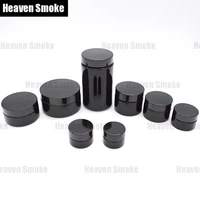 5 to 1000ml black ultraviolet glass wax oil uv container dab bho concentrate jars airtight smell proof herb grinder container