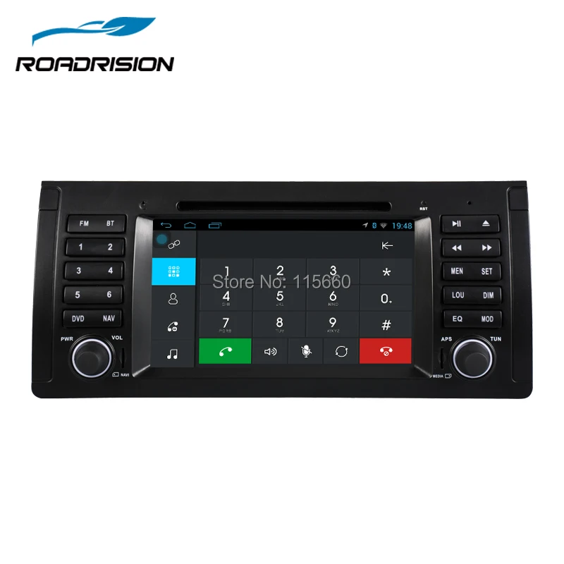 RoadRision 7 &quotAndroid 6 0 Авто DVD GPS навигация для BMW E39/X5/M5/E38/E53 с Bluetooth RDS радио SWC USB SD wifi Canbus |