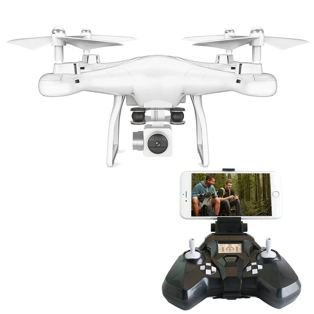 Игрушка Радиоуправляемый Дрон FPV VR Wi Fi 2 4 ГГц 6 оси гироскопа светодиодные фонари