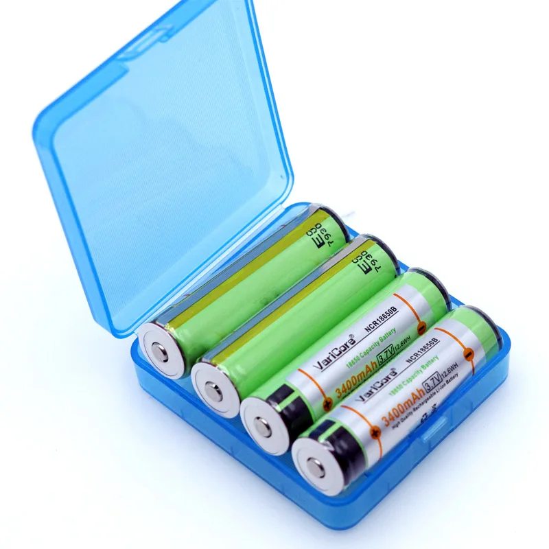 4 шт. аккумуляторные батарейки 18650 мАч 3400 в|rechargeable battery|battery 3.7vbattery rechargeable |