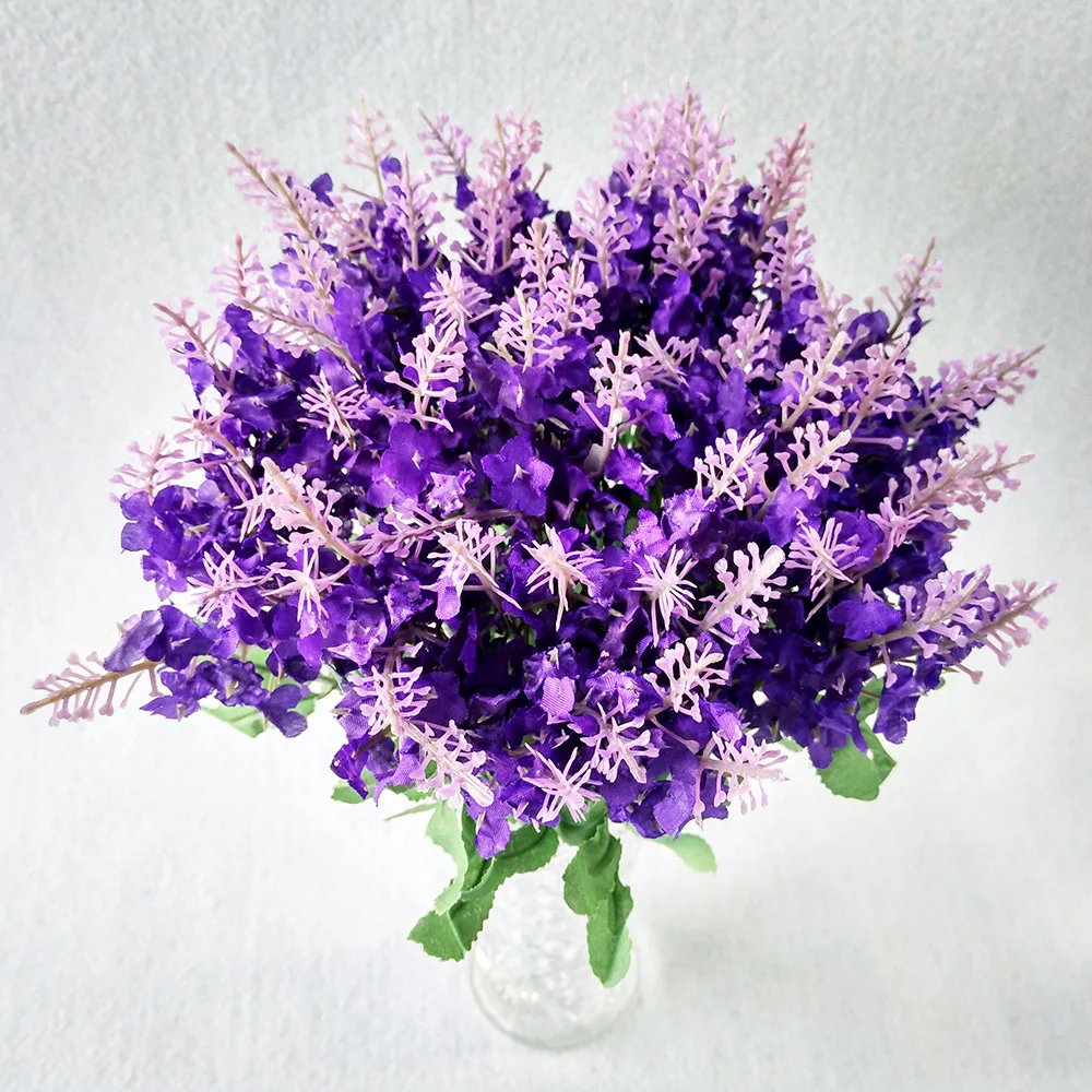 Искусственная Лаванда 10 элементов используется для имитации цветов свадебное