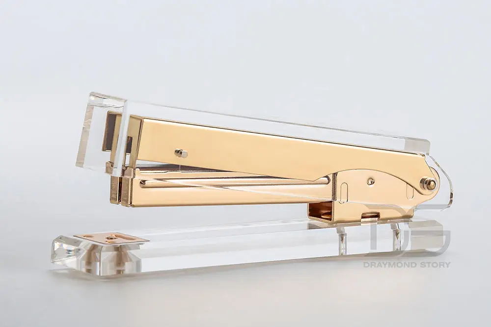

Acrylic Gold Stapler Gold & Acrylic Chic desktop stationery series