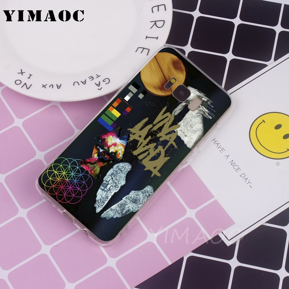YIMAOC Coldplay мягкий чехол для Galaxy j3 j5 j6 j7 A5 2016 2017 A6 A9 2018 Примечание 8 9 S7 край S8 S9 S10 плюс