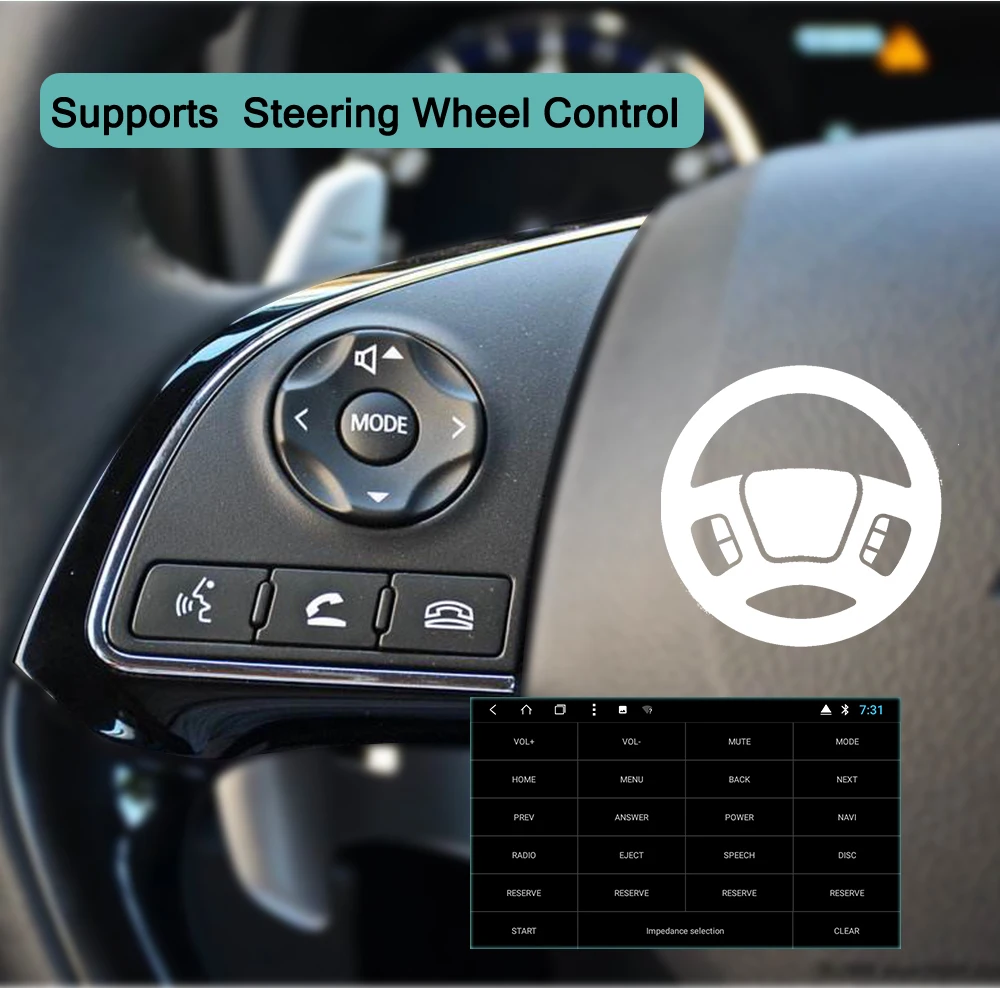 Автомобильный DVD gps Android 7,1 Автомобильный мультимедийный плеер " Navi для Nissan Volkswagen Toyota Honda KIA HYUNDAI Lada Renault Mazda