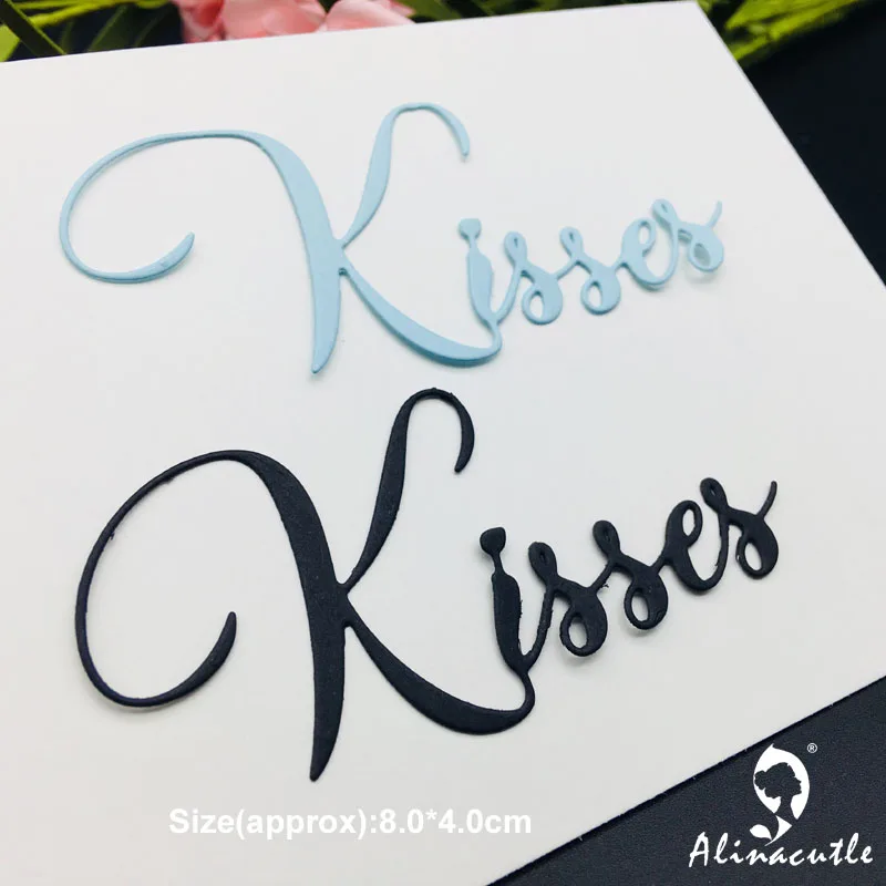 Штампованный металлический режущий штамп kiss Alinacraft DIY альбом скрапбукинга ручной