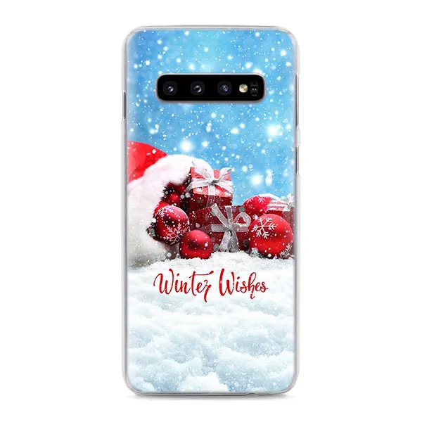 Чехол для телефона с рождественскими зимними пожеланиями s для samsung Galaxy S10e S10 S8 S9 Plus M10 M20 M30 A50 S6 S7 Edge, Жесткий Чехол - Цвет: 15