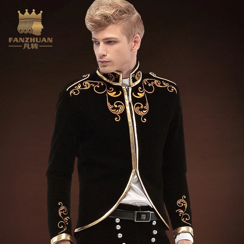 FANZHUAN/брендовая одежда в готическом стиле мужской костюм костюмы для выпускного