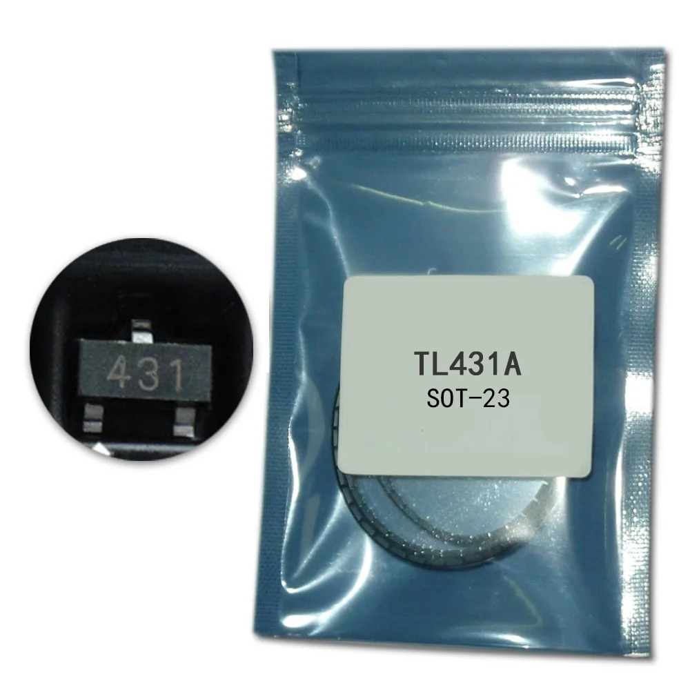 

50pcs/lot TL431 SOT23 Mosfet kit voltage regulator TL431 SOT-23 smd transistor mosfet kit TL431A power mosfet kit