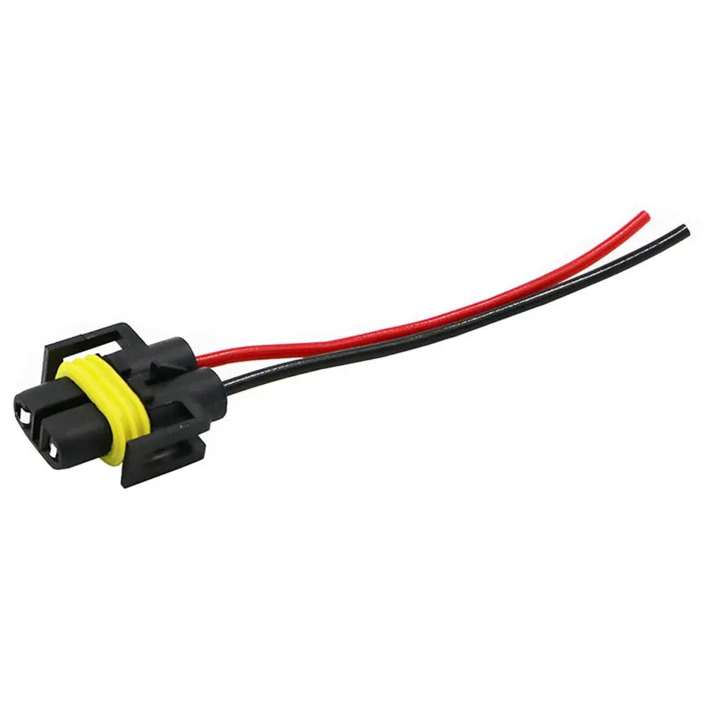 10PC H11 H8 Headlight/Fog Light Female Adapter Harness Socket Wire Cord Connector H8/H11 Lamp Holder | Автомобили и мотоциклы