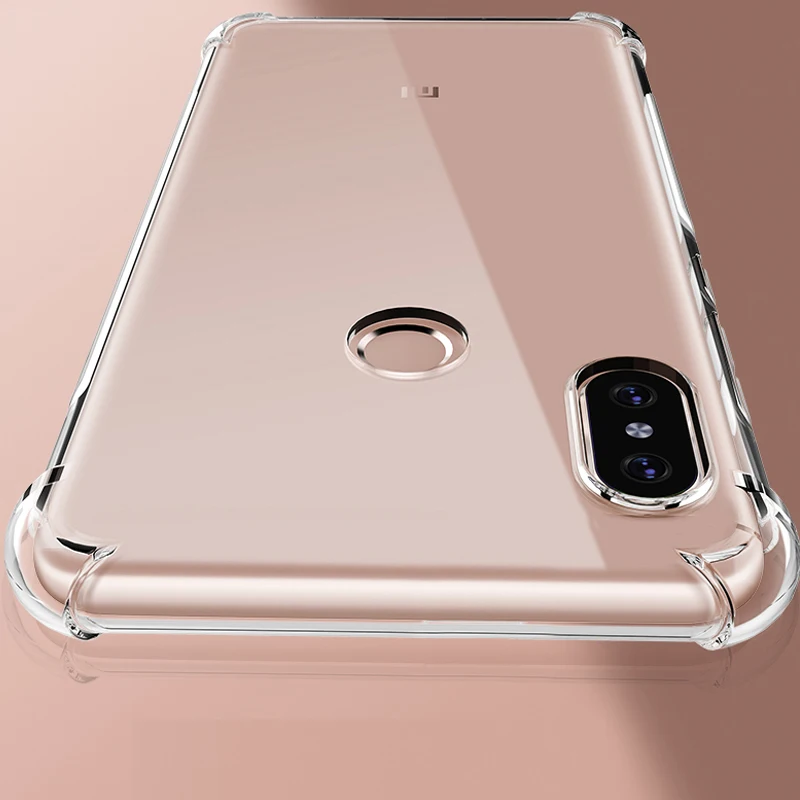 YUETUO задняя крышка etui чехол для xiaomi mi max 3 max3 ksiomi my soft tpu phone прозрачные силиконовые
