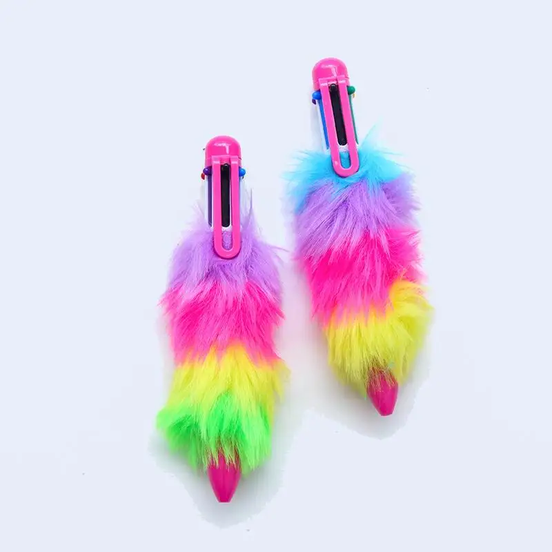 200 шт. новая форма Креативный дизайн цветные плюшевые стержни 6 цветов s шариковая