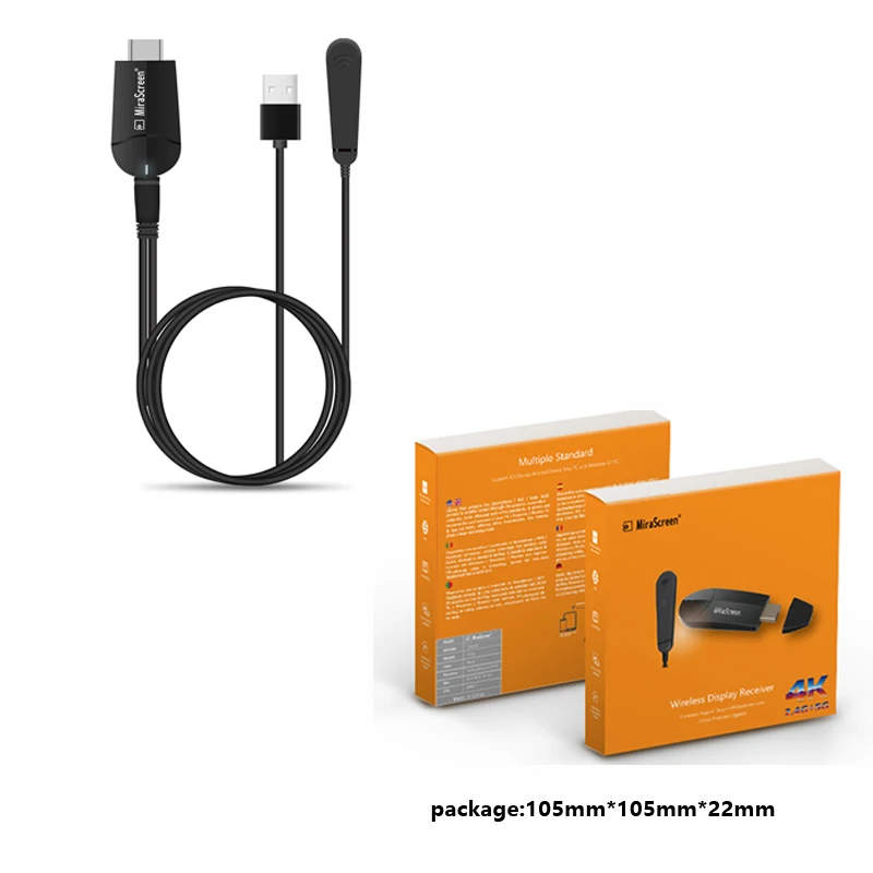 MiraScreen K6 tv Stick 2 4G 4K HDMI Miracast Airplay WiFi Дисплей приемник ключ поддержка для Windows Andriod IOS |