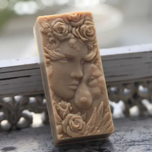 Grainrain Beauty and the Beast формочки для мыла домашняя силиконовая форма гибкая поделок |
