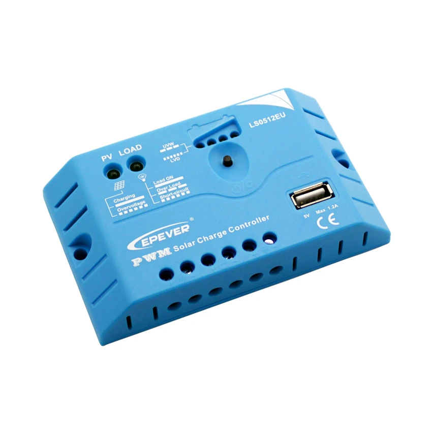 5A LS0512EU EP EPEVER PWM LandStar Solar Charge Controller Regulators With 5V USB | Обустройство дома
