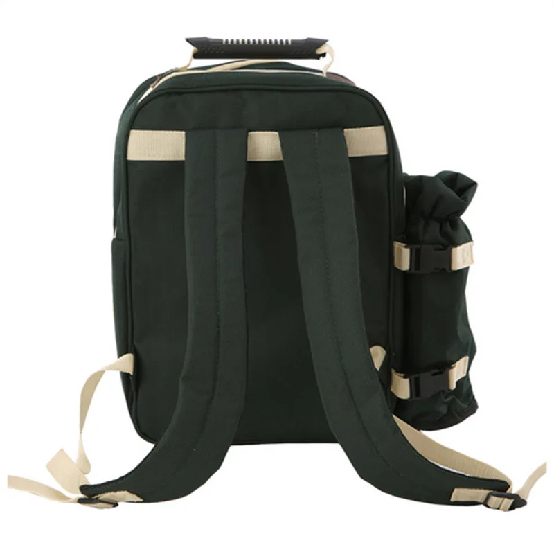 Открытый рюкзак с посуда ручка мешок для кемпинга Пеший Туризм Picnic Bag 4 человек