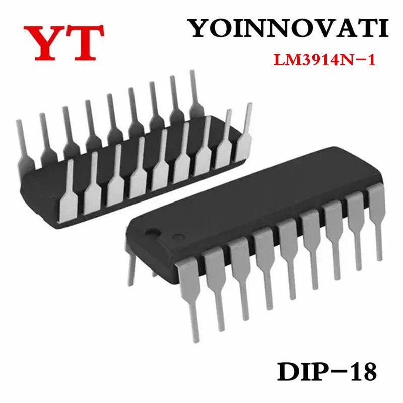 50 шт. LM3914N LM3914N-1 LM3914 DIP-18 IC лучшее качество | Электронные компоненты и