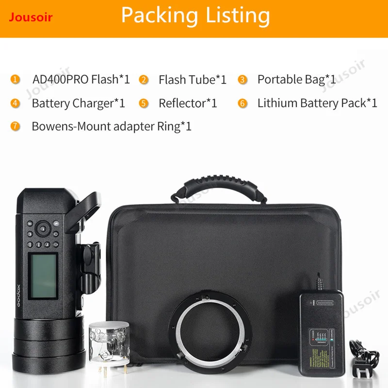 Godox AD400 Pro WITSTRO все в одном наружная вспышка AD400Pro Li on Аккумулятор TTL HSS со встроенной