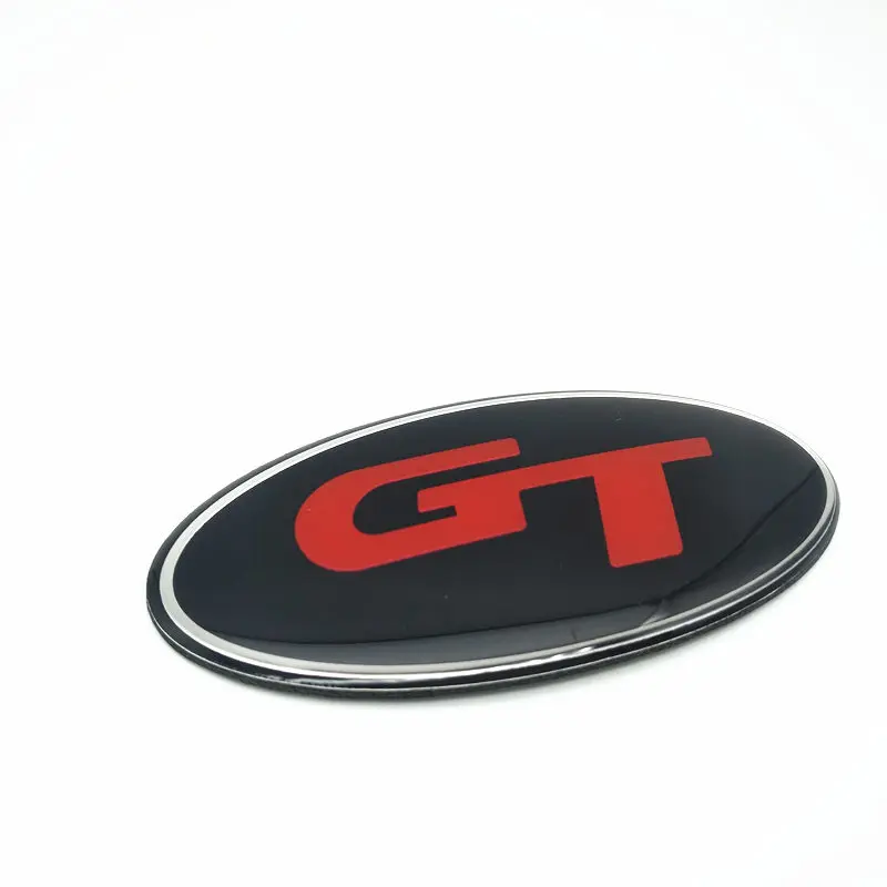 YONGXUN 8.5cm*4.2cm 3D Aluminum Car styling Newest steering wheel Sticker Rear Badge Emblem For Ford Mondeo Carnival Taurus | Автомобили и