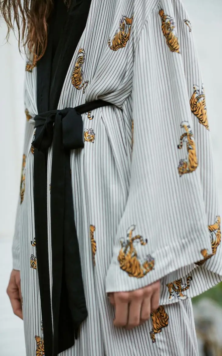 Vero Moda женский халат свободного кроя с животным принтом | 3174R1502