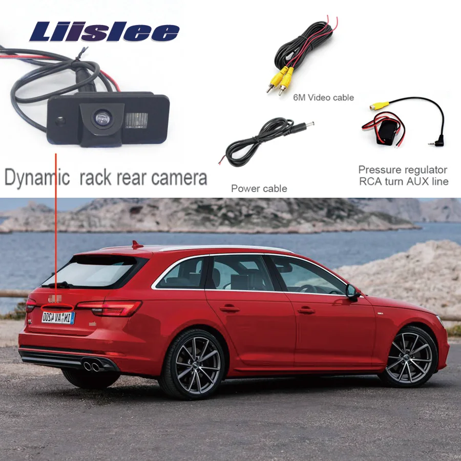Liislee для Audi A4 S4 RS4 2001 2002 2003 2004 2005 2006 2007 камера заднего вида CCD HD Водонепроницаемая