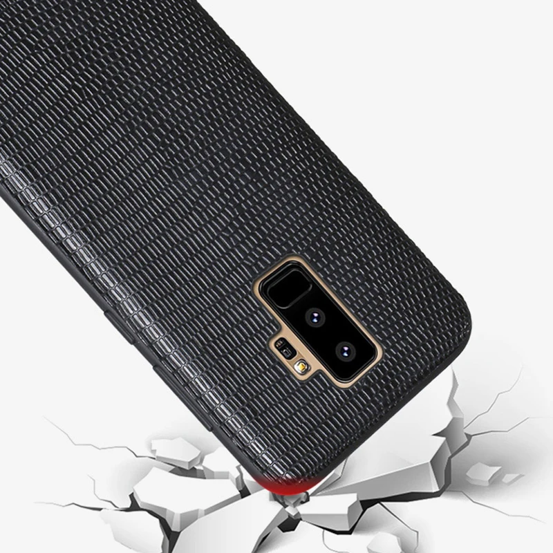 Чехол для телефона Samsung Galaxy s10 E S9 Plus S8 S7 Edge задняя крышка с текстурой Кожи Ящерицы A3