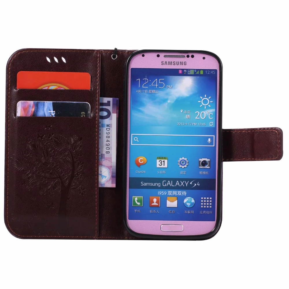 Чехол для телефона ARYIKUM силиконовый чехол книжка Samsung Galaxy S4 i9500 GT i9505 I9500|case for samsung