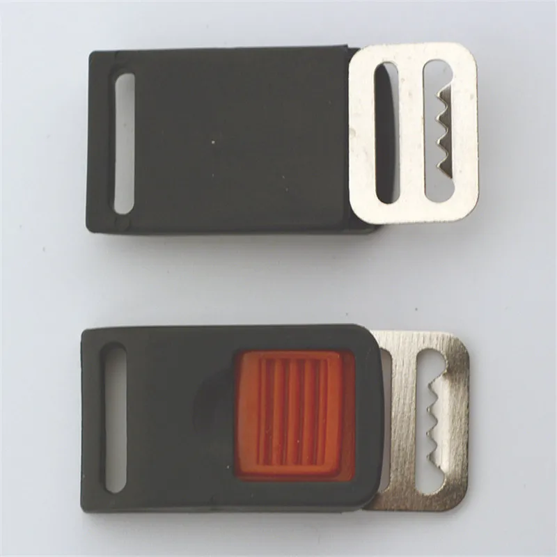 EE поддержка 10 шт. квадратная железная пластиковая защитная Пряжка для шлема