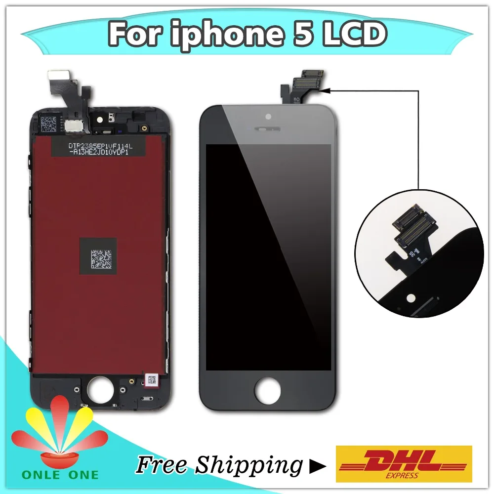 Лучшее качество дигитайзер сенсорный экран и ЖК-дисплей для IPhone 5 5G 5C 5S 6 6s 7 8 se